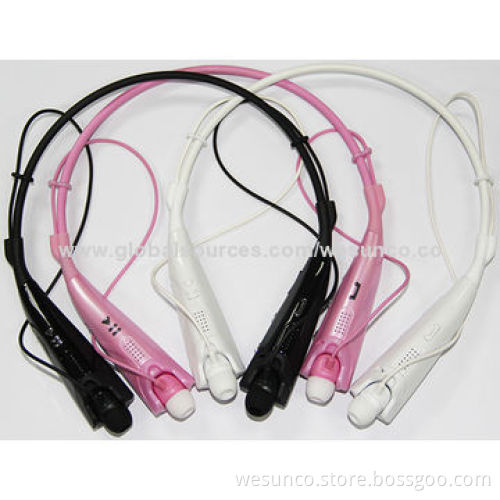 2014 Colorful Sports Bluetooth Earphones with New Design, Factory Price